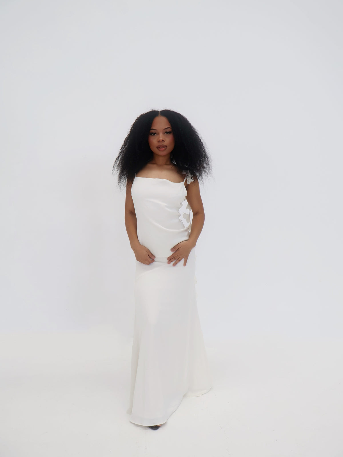 Jardin Petal Satin Gown